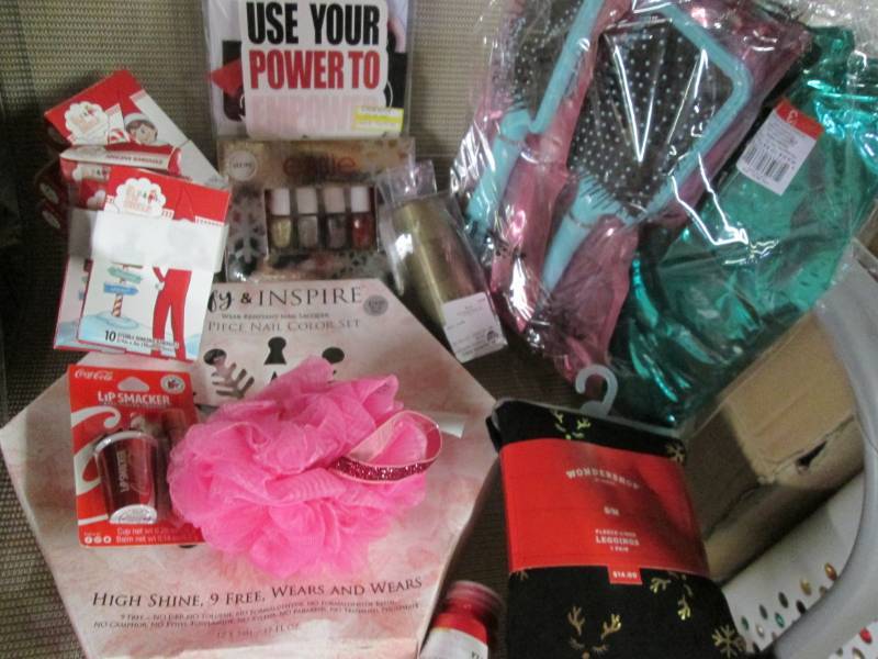 Girls Lot of Hairbrushes, Nail Pol...