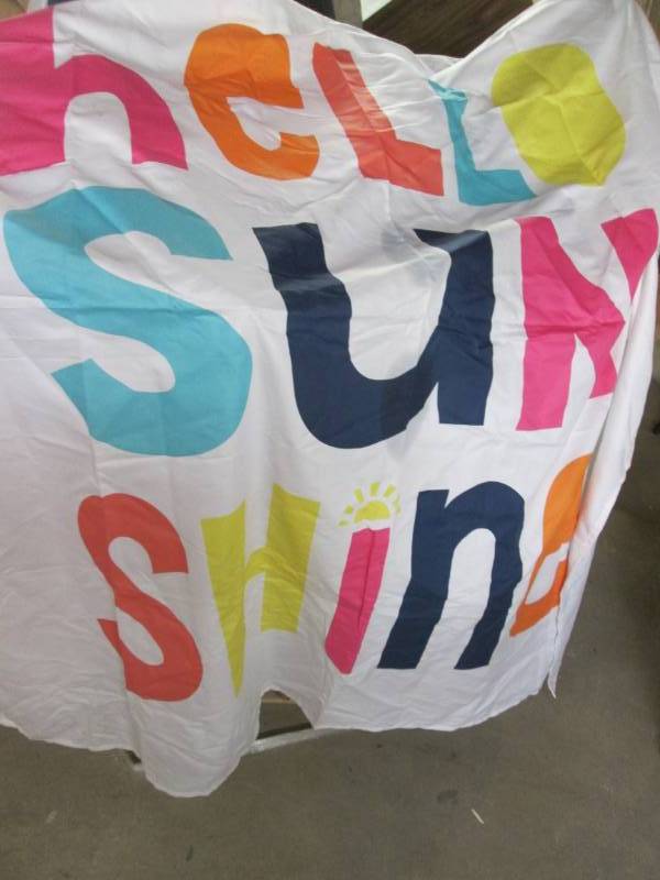 Table Runner & Large Bag of Window ...