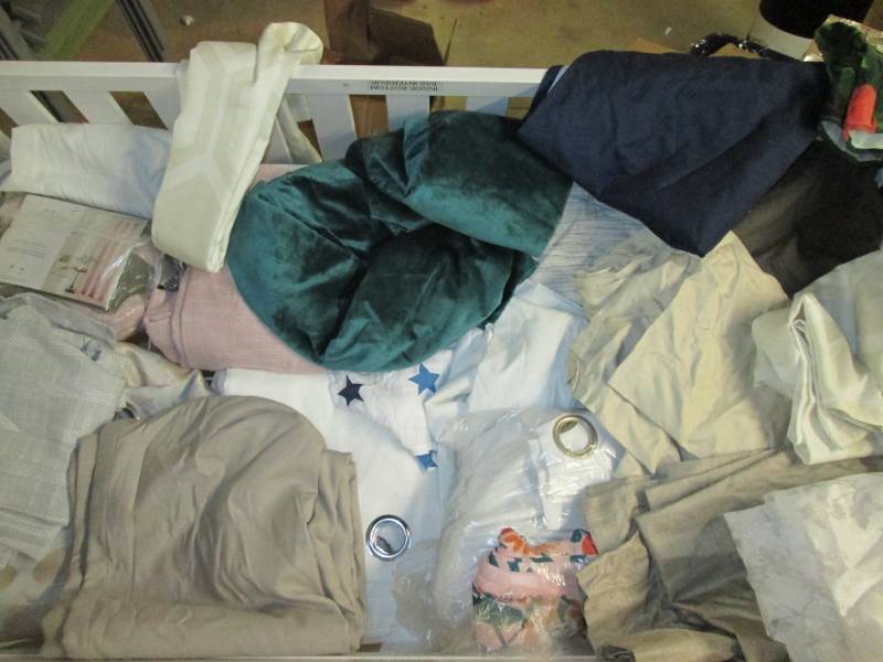 Huge Lot of Assorted Window Curtain...