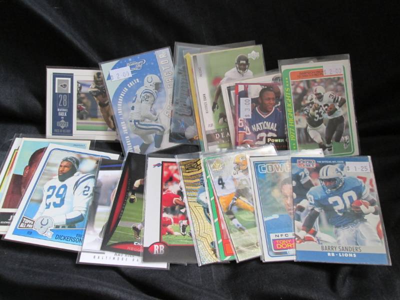25 Running Back Cards...