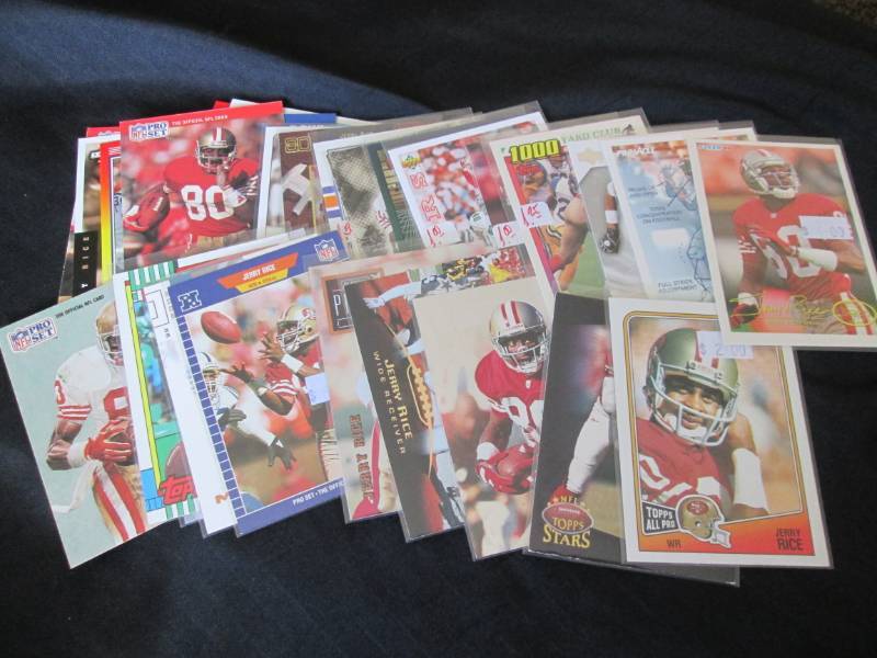 30 Jerry Rice Cards...