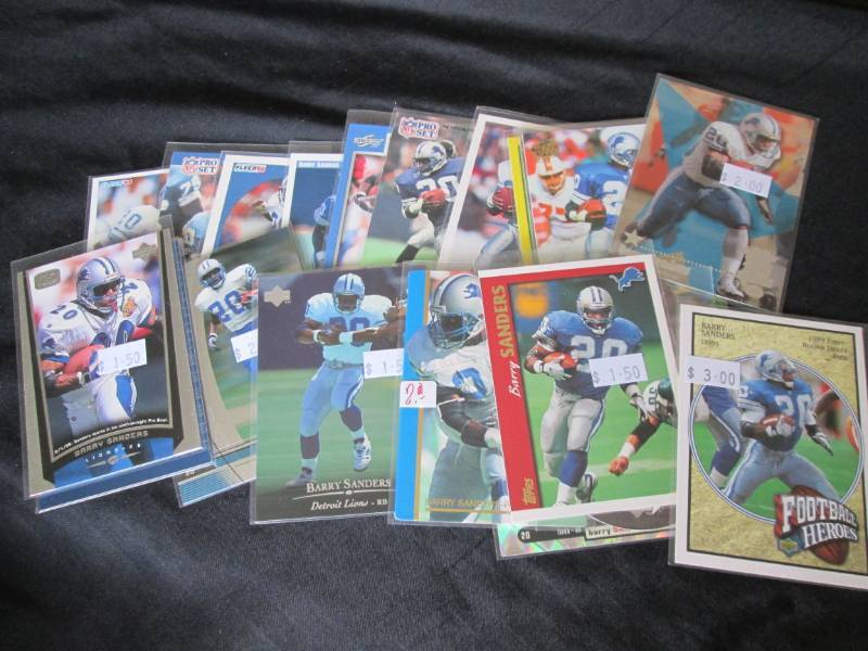 20 Barry Sanders Cards...