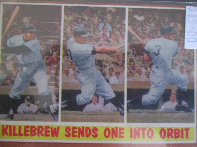 1962 Topps Harmon Kilebrew Card...