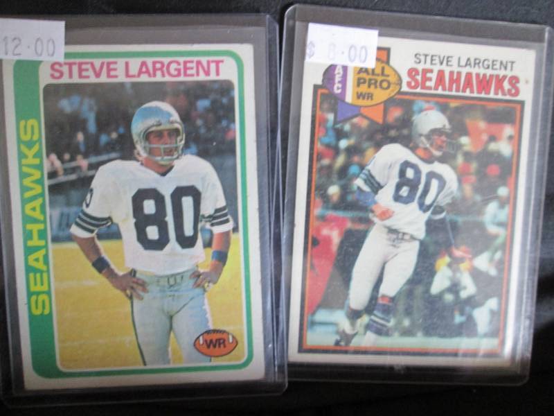 1978 & 1979 Topps Steve Largent Car...