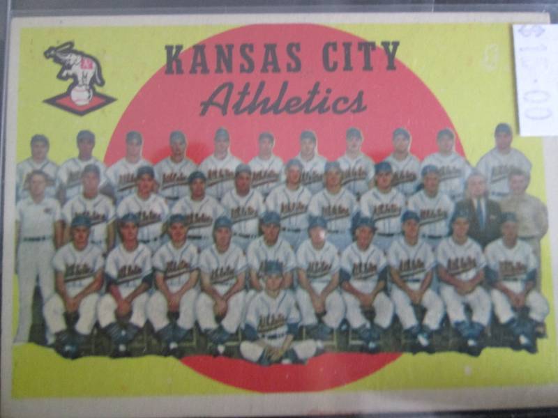 1958 Topps Kansas City Athletics Ca...