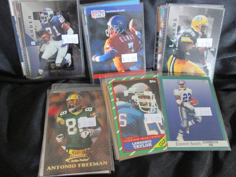 25 Football Star Cards...