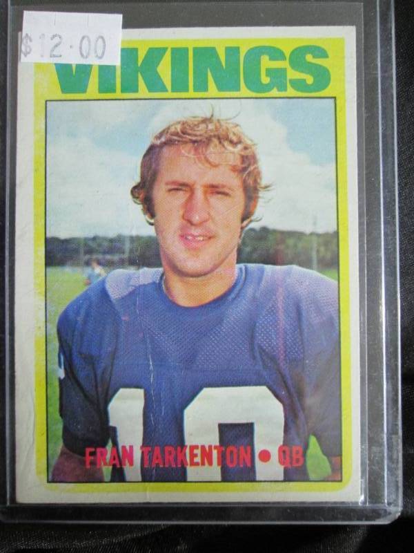 1972 Topps Fran Tarkenton Card...