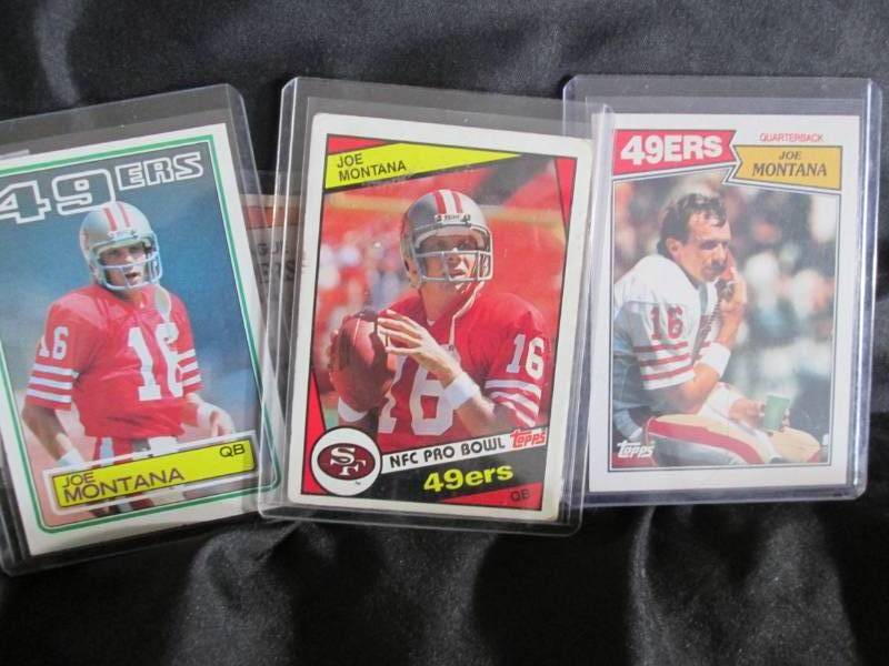 (3) Joe Montana Cards...