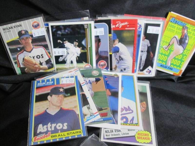 30 Nolan Ryan Cards...