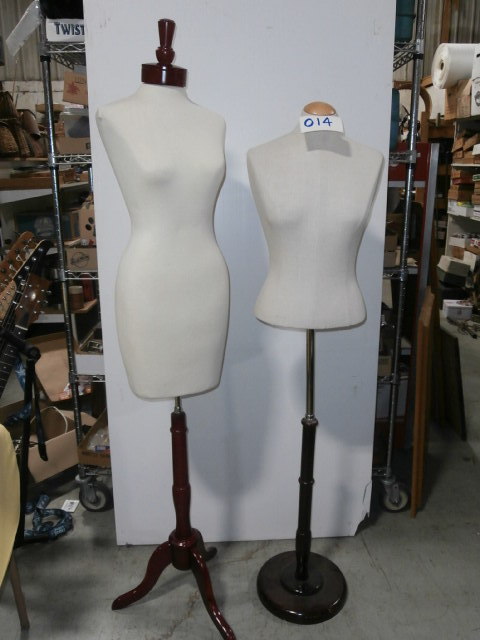 lot 14 image: Pair of Dress Form Displays #1