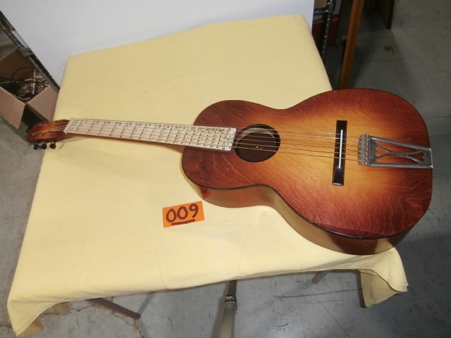 lot 9 image: Vintage NATIONAL CONSERVATORY of MUSIC Slide Guitar