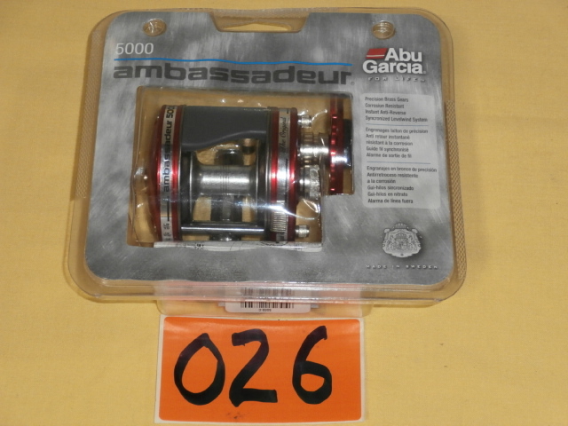 lot 26 image: ABU GARCIA 5000 Ambassadeur Casting Reel NIB