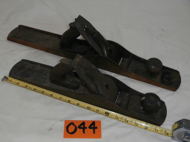 lot 44 image: Pair of Large Vintage Woodworking Planes