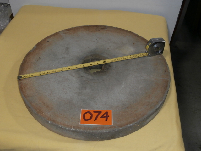 lot 74 image: Vintage Grindstone Wheel