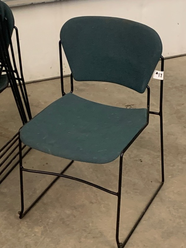 lot 17 image: Lot Of (6) Stackable Chairs