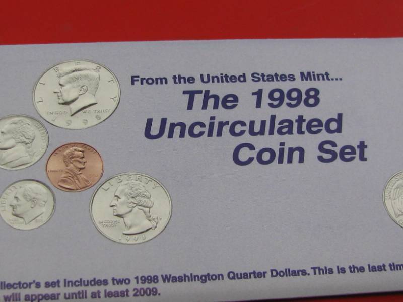 1998 U S Mint Coin Set