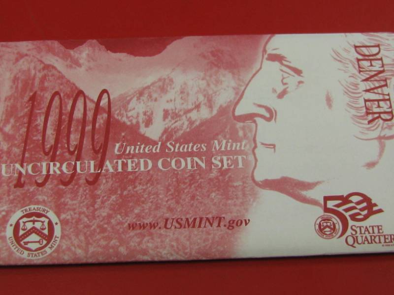 1999 U S Mint Coin Set