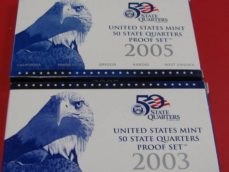 20032005 U S Mint Quarter Sets