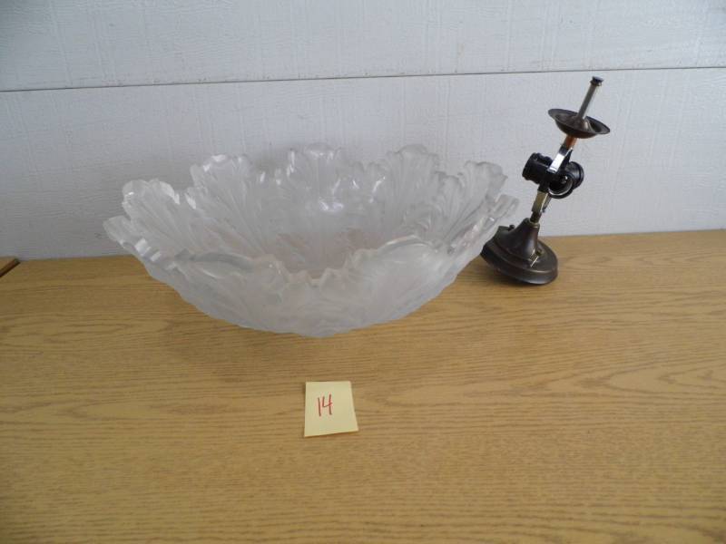 Glass Hanging Light Fixture