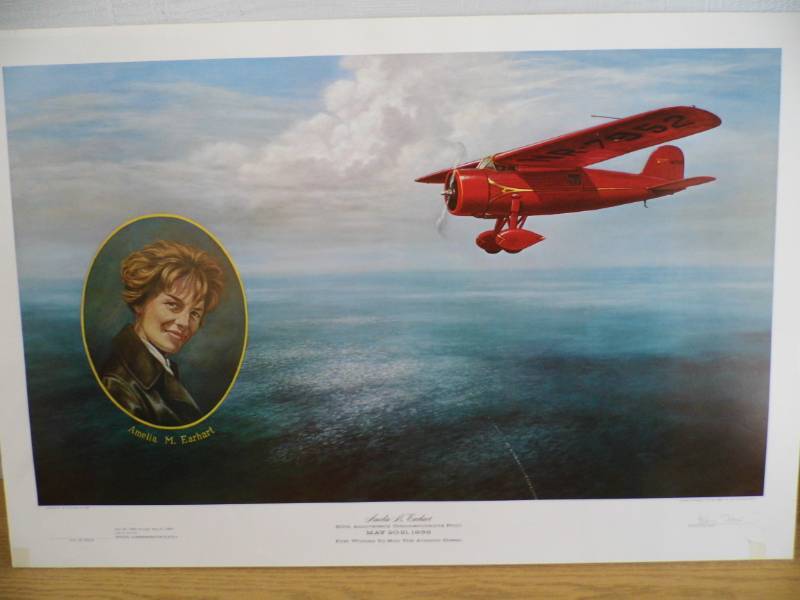 Amelia Earhart 50th Anniversary  Print