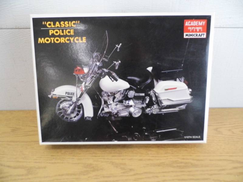 Classic Police Motorcycle Model