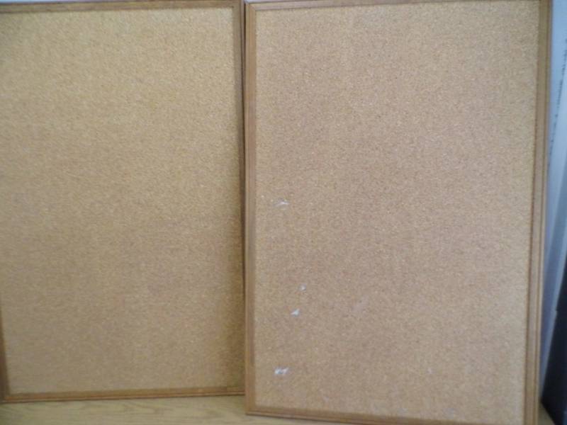 2 Corkboards