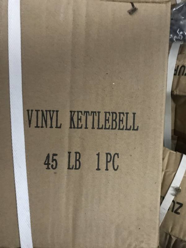 45lb vinyl coated kettlebell (New)