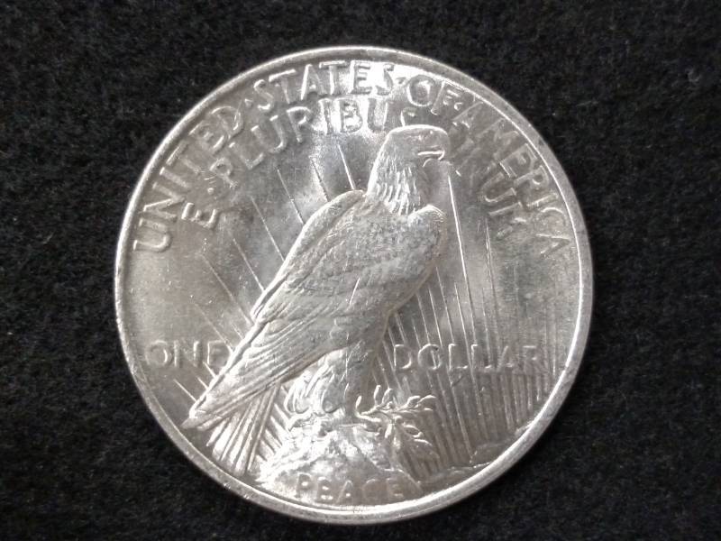 1922 High Grade Peace Silver Dollar...