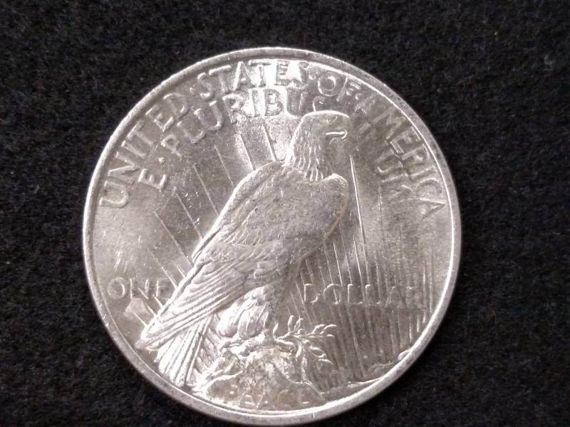 1922 High Grade Peace Silver Dollar...
