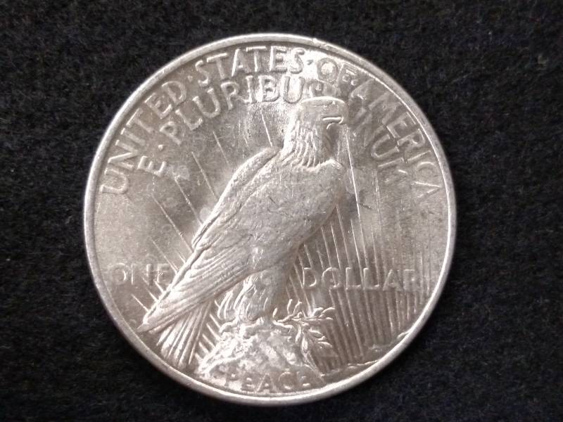 1922 High Grade Peace Silver Dollar...