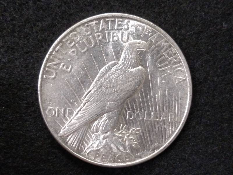 1922 High Grade Peace Silver Dollar...