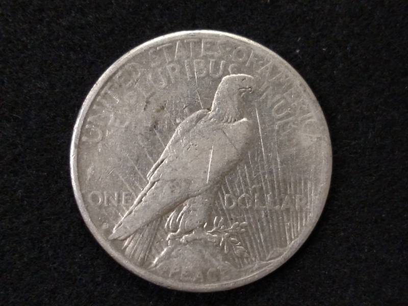 1923 High Grade Peace Silver Dollar...