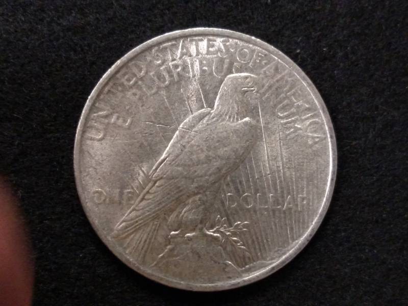1923 High Grade Peace Silver Dollar...
