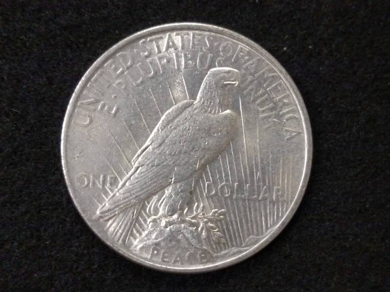 1924 High Grade Peace Silver Dollar...