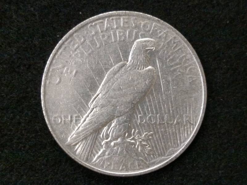 1927 D Peace Silver Dollar...
