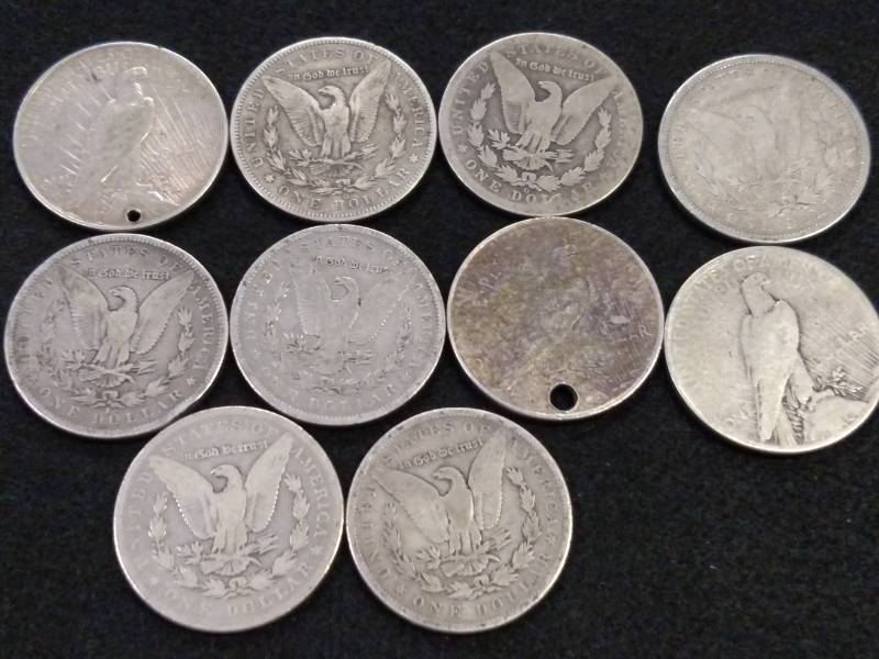 (10) Silver Dollars...