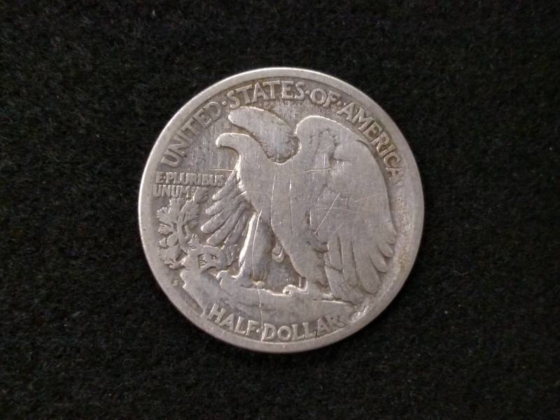 1917 S Walking Liberty Silver Half ...