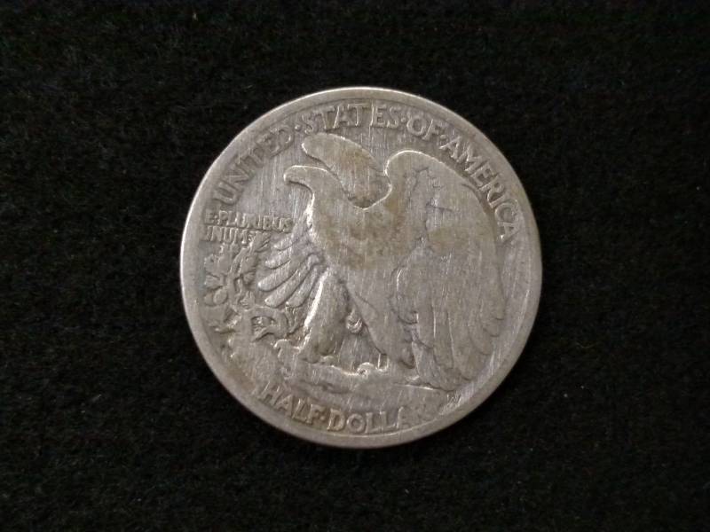 1918 Walking Liberty Silver Half Do...