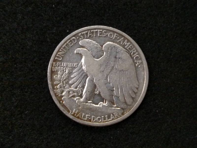 1929 S Walking Liberty Silver Half ...