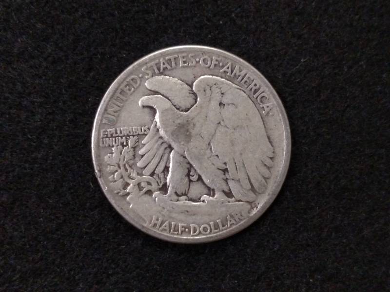 1945 Walking Liberty Silver Half Do...