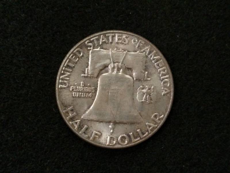 1954 Franklin Silver Half Dollar...