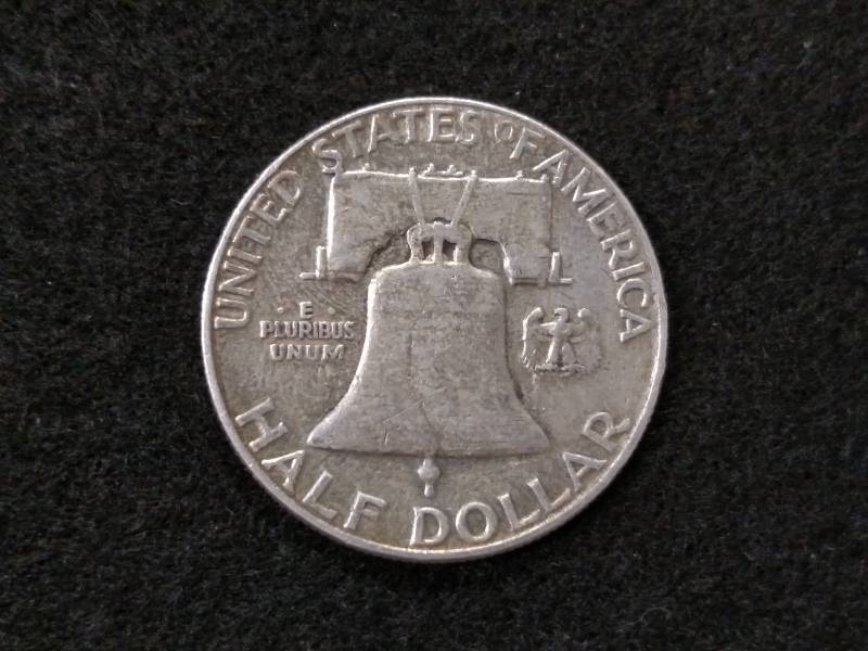 1956 Franklin Silver Half Dollar...