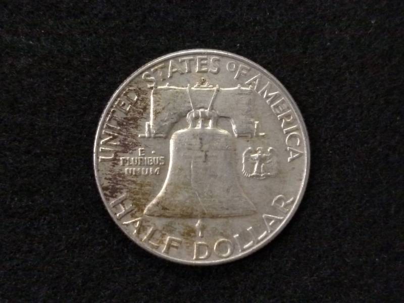 1960 D Franklin Silver Half Dollar...