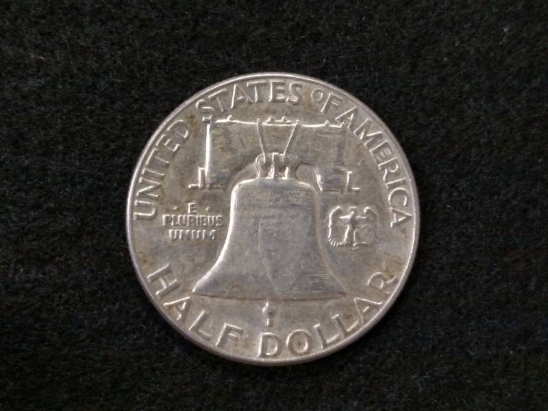 1961 Franklin Silver Half Dollar...