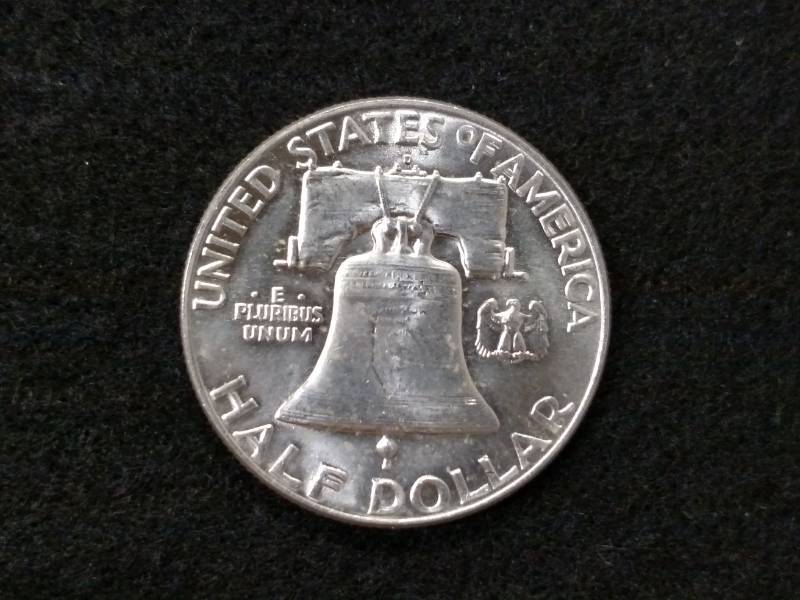1963 D BU Franklin Silver Half Doll...