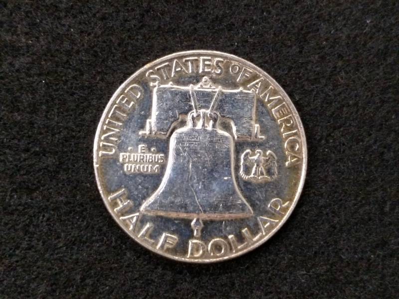 1963 D Franklin Silver Half Dollar...