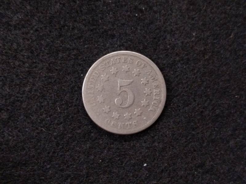 1872 Shield Nickel...