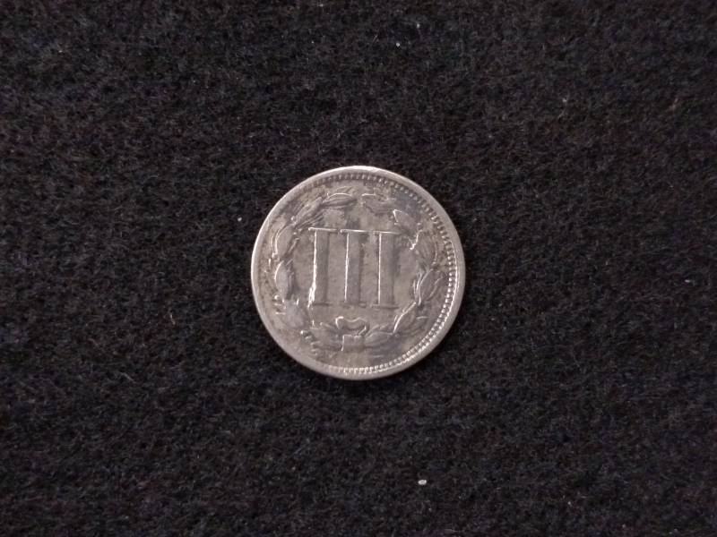 1866 Three Cent Nickel...