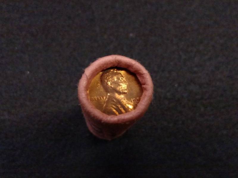 Roll of 1959 D Lincoln Cents...