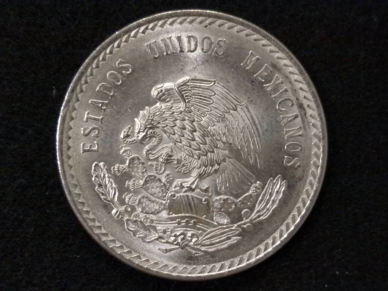 1948 Five Pesos .90 Silver Coin...